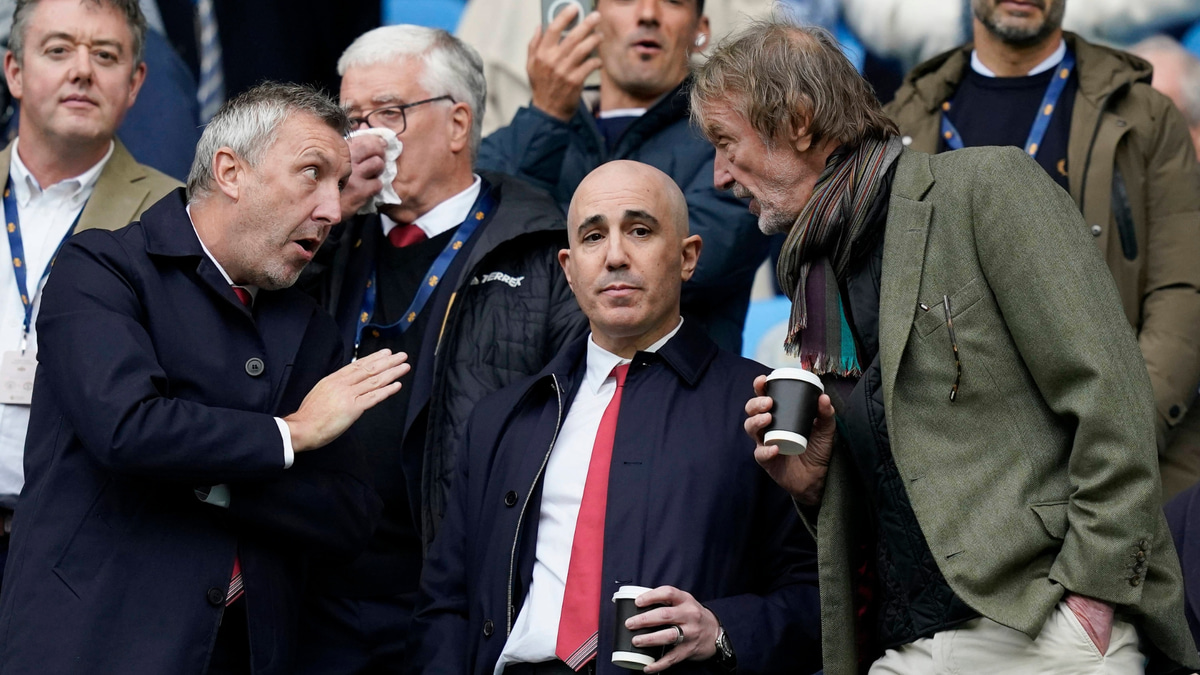 Jason Wilcox, Omar Berrada, Jim Ratcliffe, Man Utd
