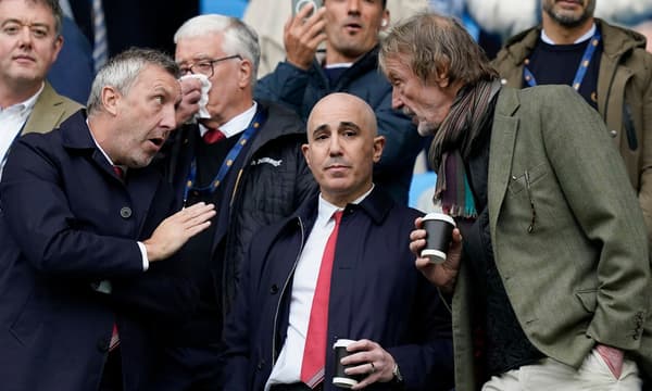 Jason Wilcox, Omar Berrada, Jim Ratcliffe, Man Utd