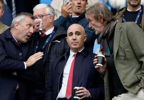 Jason Wilcox, Omar Berrada, Jim Ratcliffe, Man Utd