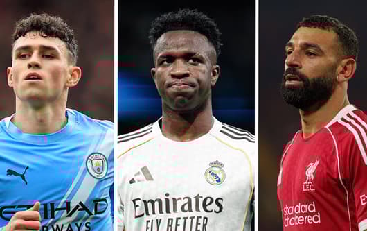 Phil Foden, Vinicius Jr, Mohamed Salah