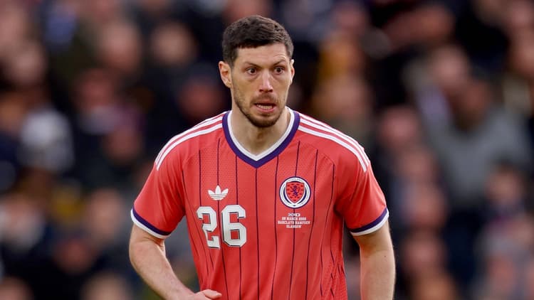 Scott McKenna in action for Scotland
