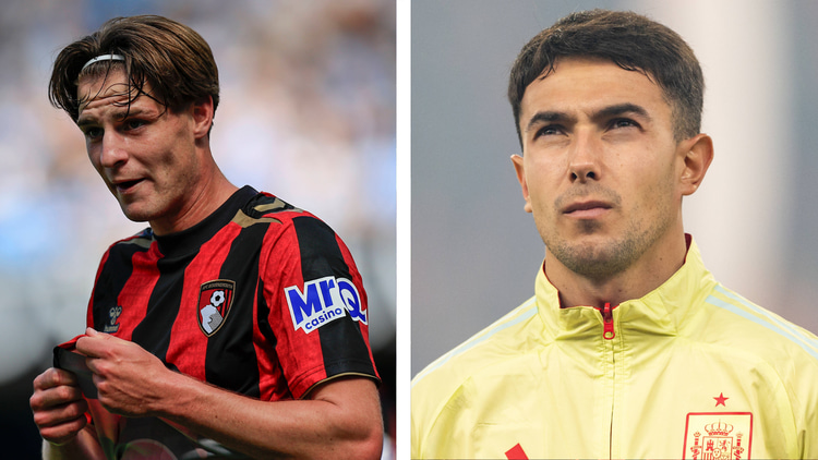 Alex Scott (left) and Martin Zubimendi (right)