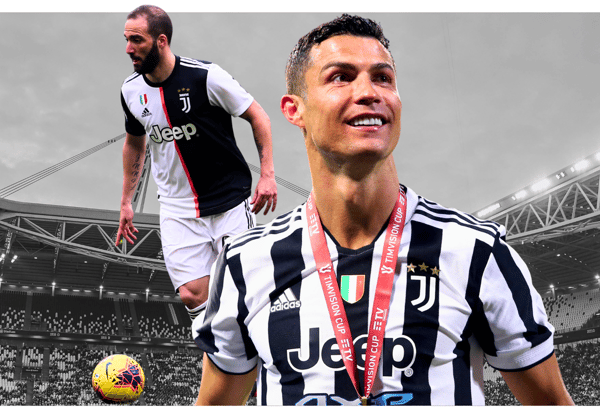 Cristiano Ronaldo, Gonzalo Higuain, Juventus