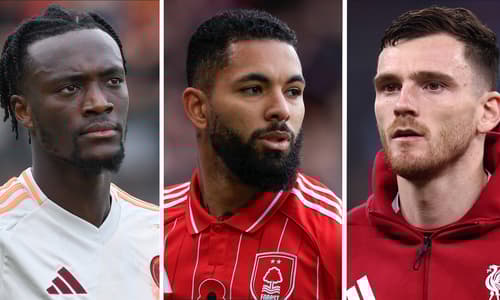 Tammy Abraham, Douglas Luiz, Andrew Robertson