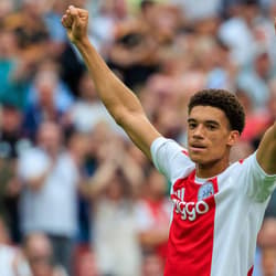 2026-07-26 AFC Ajax v Burnley FC - Football AMSTERDAM, NETHERLANDS - JULY 26: Aaron Bouwman of AFC Ajax during the Football match between AFC Ajax and Burnley FC at Johan Cruijff Arena on July 26, 2026 in Amsterdam, Netherlands. Amsterdam Johan Crui...