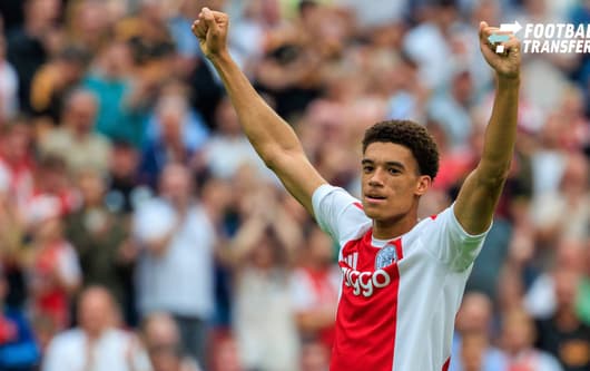 2026-07-26 AFC Ajax v Burnley FC - Football AMSTERDAM, NETHERLANDS - JULY 26: Aaron Bouwman of AFC Ajax during the Football match between AFC Ajax and Burnley FC at Johan Cruijff Arena on July 26, 2026 in Amsterdam, Netherlands. Amsterdam Johan Crui...
