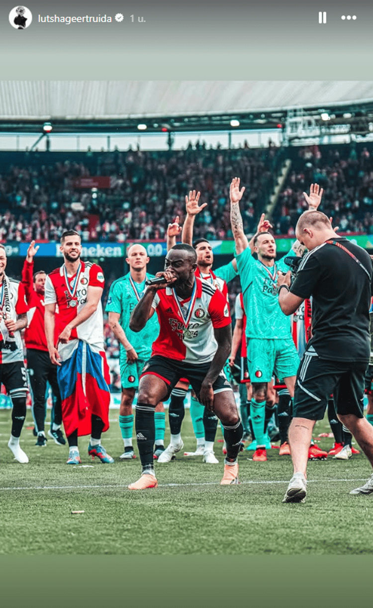 Lutsharel Geertruida deelt zijn Instagram Stories de bovenstaande foto.