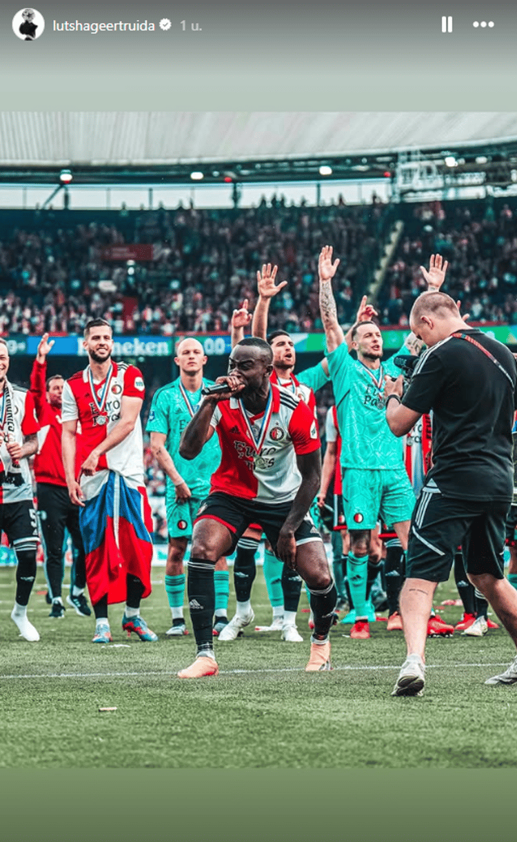 Lutsharel Geertruida deelt zijn Instagram Stories de bovenstaande foto.