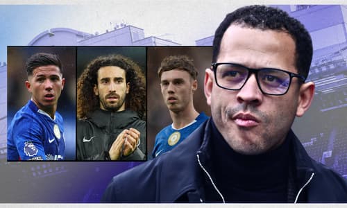 Liam Rosenior, Enzo Fernandez, Marc Cucurella, Cole Palmer, Chelsea