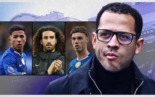 Liam Rosenior, Enzo Fernandez, Marc Cucurella, Cole Palmer, Chelsea