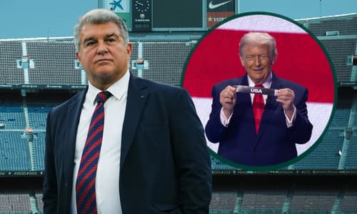 Joan Laporta and Donald Trump