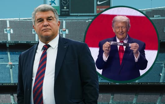 Joan Laporta and Donald Trump