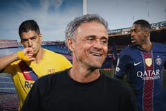 Luis Enrique Luis Suarez Ousmane Dembele