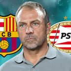 Hansi Flick, FC Barcelona, PSV