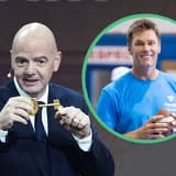 Giann Infantino and Tom Brady