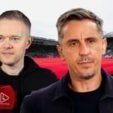 Mark Goldbridge and Gary Neville