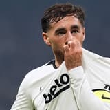 Besiktas v Kocaelispor - Turkish Super Lig ISTANBUL, TURKIYE - OCTOBER 11: Orkun Kokcu of Besiktas celebrates after scoring a goal during the Turkish Super Lig week 7 match between Besiktas and Kocaelispor at Tupras Stadium in Istanbul, Turkiye, on ...