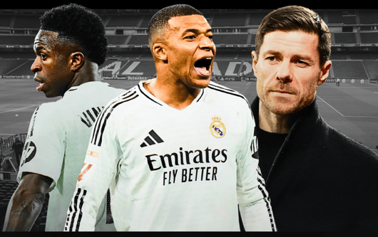 Vinicius Junior, Kylian Mbappe, Xabi Alonso, Real Madrid