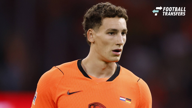 Ruben van Bommel tijdens zijn debuut voor het Nederlands elftal.
