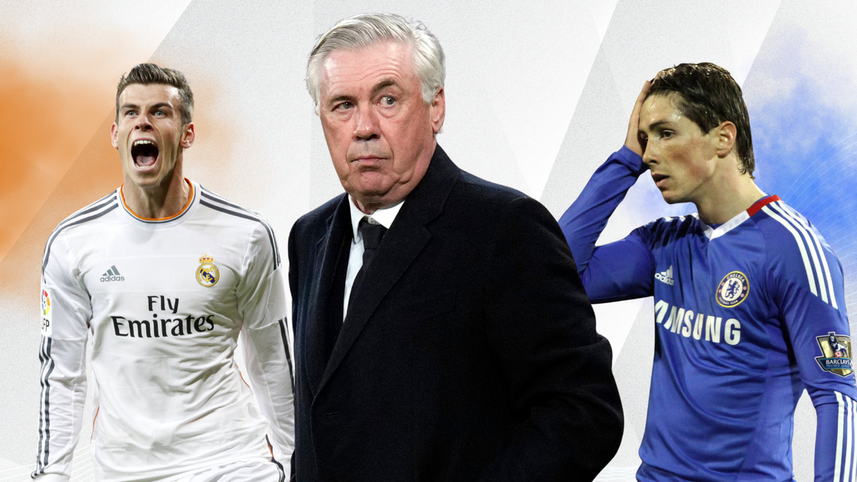 Carlo Ancelotti, Gareth Bale, Fernando Torres