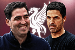 Andoni Iraola, Mikel Arteta, Liverpool