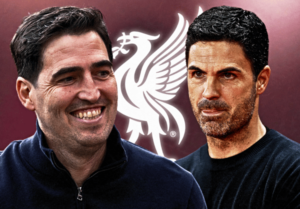 Andoni Iraola, Mikel Arteta, Liverpool