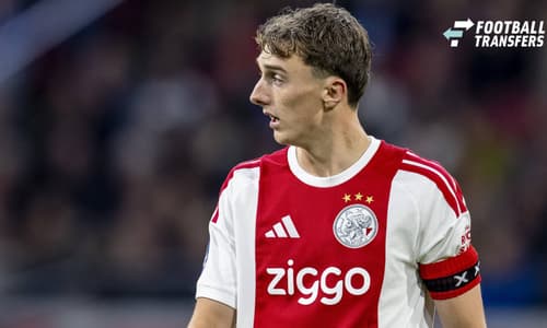 AMSTERDAM: AFC Ajax Amsterdam defender Youri Baas during the Vriendenloterij Eredivisie match between Ajax and NEC at the Johan Cruijff ArenA on October 10, 2026, in Amsterdam, Netherlands. Photo by DeFodi Images