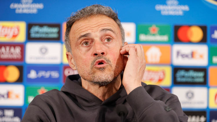 PSG head coach Luis Enrique