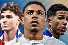 Julian Alvarez, Morgan Rogers, Enzo Fernandez