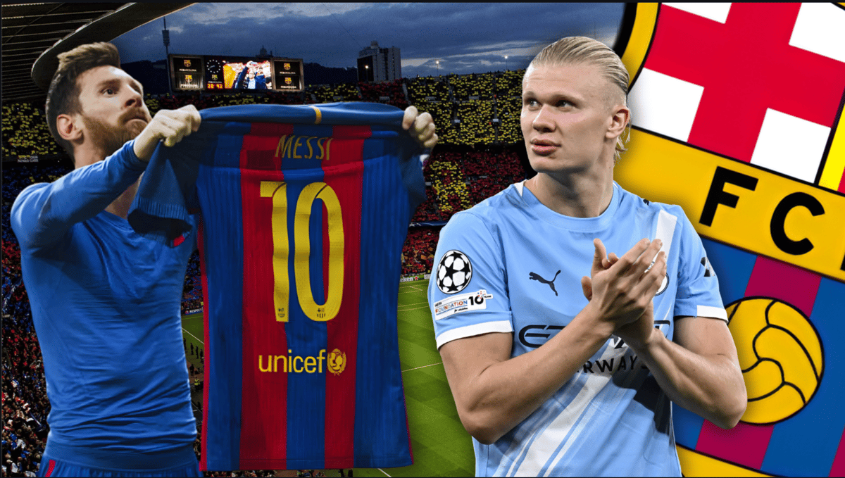 Lionel Messi, Erling Haaland, Barcelona