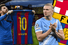 Lionel Messi, Erling Haaland, Barcelona