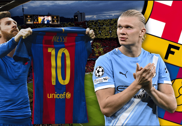 Lionel Messi, Erling Haaland, Barcelona