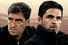 Andoni Iraola, Mikel Arteta, Arsenal