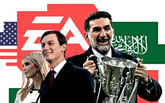 Ivanka Trump, Jared Kushner, Yasir Al-Rumayyan, EA