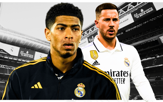 Jude Bellingham, Eden Hazard, Real Madrid
