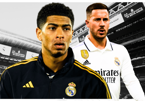 Jude Bellingham, Eden Hazard, Real Madrid