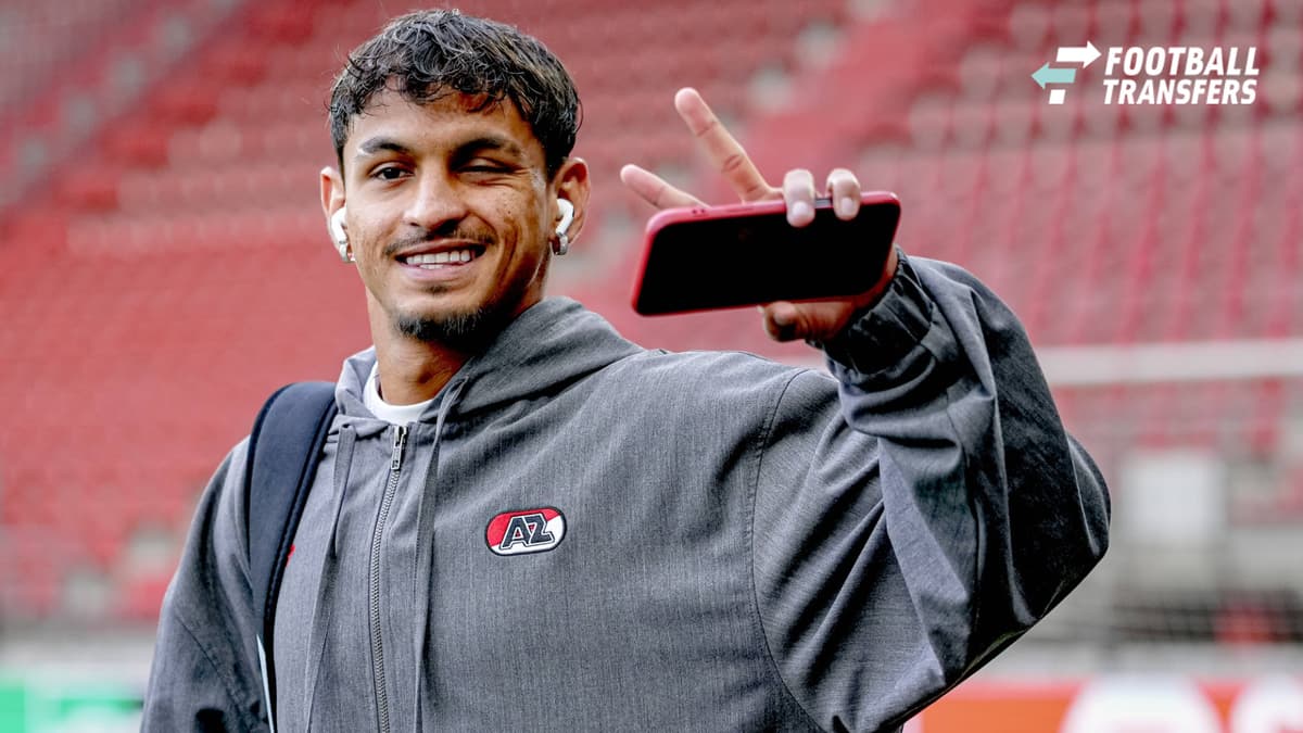 ALKMAAR AZ Alkmaar forward Weslley Patati during the UEFA Europa League match between AZ and Hapoel Beer Sheva at AFAS Stadion on October 15, 2026, in Alkmaar, the Netherlands ED VAN DE POL EYE4IMAGES DeFodi Images