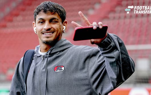 ALKMAAR AZ Alkmaar forward Weslley Patati during the UEFA Europa League match between AZ and Hapoel Beer Sheva at AFAS Stadion on October 15, 2026, in Alkmaar, the Netherlands ED VAN DE POL EYE4IMAGES DeFodi Images