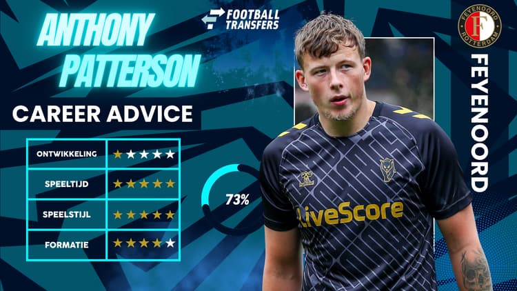 De Club Fit van Anthony Patterson met Feyenoord.