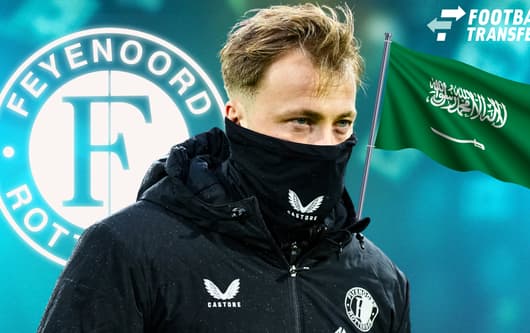 Casper Tengstedt, Feyenoord, Saoedische vlag