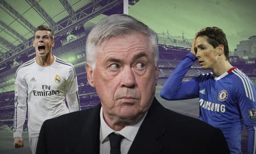 Carlo Ancelotti Gareth Bale Fernando Torres