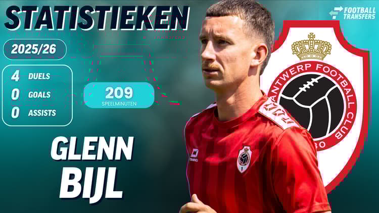 Glenn Bijl komt dit seizoen amper aan spelen toe in Antwerpen.