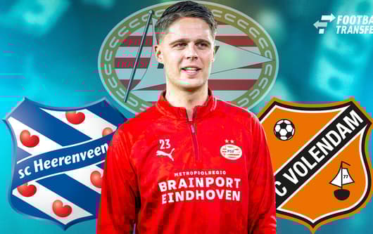 Joey Veerman, PSV, FC Volendam, SC Heerenveen