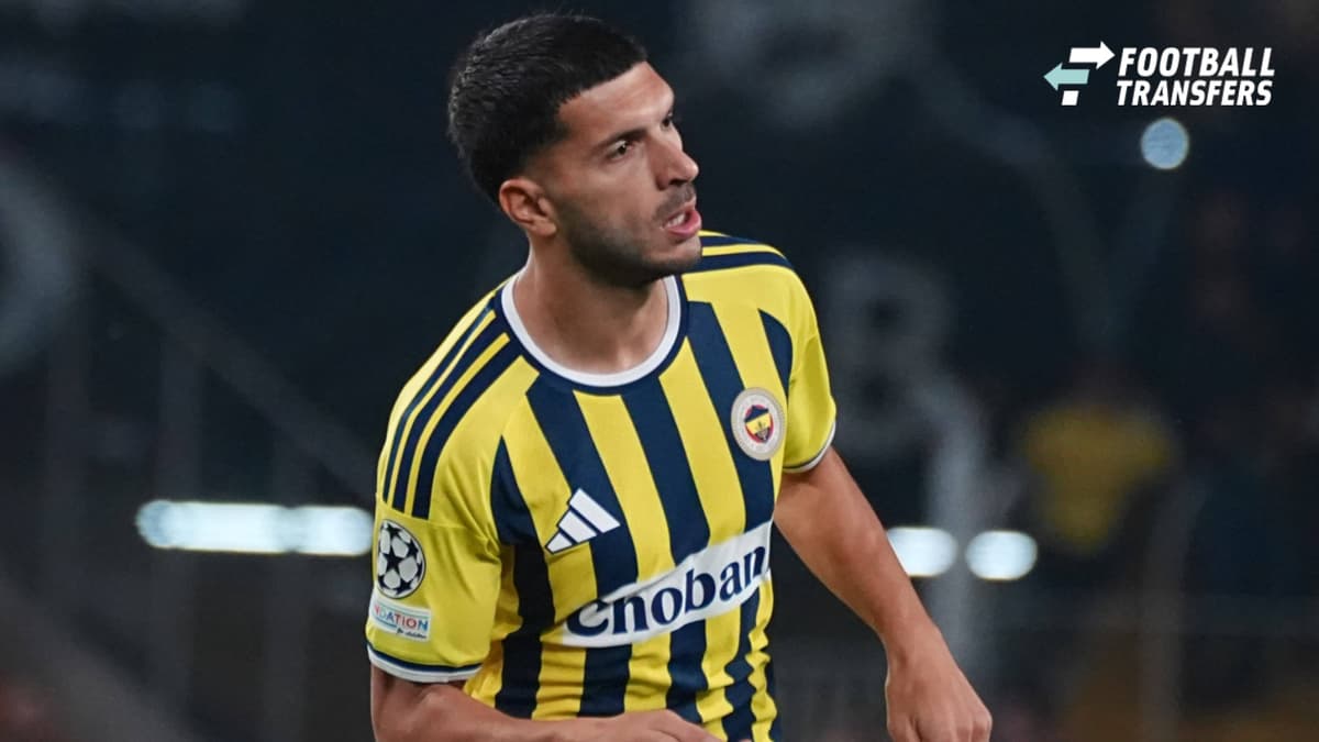 ISTANBUL, TURKIYE - OCTOBER 20: Oguz Aydin of Fenerbahce SK celebrates after scoring the first goal of his team during the UEFA Champions League 2026 27 third week match between Fenerbahce SK and Slavia Prag at Fenerbahce Chobani Stadiumi on Octuber...