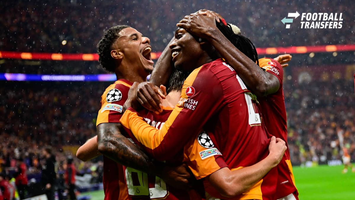 Galatasaray v Barcelona - UEFA Champions League ISTANBUL, TURKIYE - OCTOBER 13 : Batrakov of Galatasaray celebrates after scoring a goal during the UEFA Champions League match day two between Galatasaray and Barcelona at RAMS Park in Istanbul, Turki...