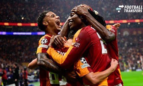 Galatasaray v Barcelona - UEFA Champions League ISTANBUL, TURKIYE - OCTOBER 13 : Batrakov of Galatasaray celebrates after scoring a goal during the UEFA Champions League match day two between Galatasaray and Barcelona at RAMS Park in Istanbul, Turki...