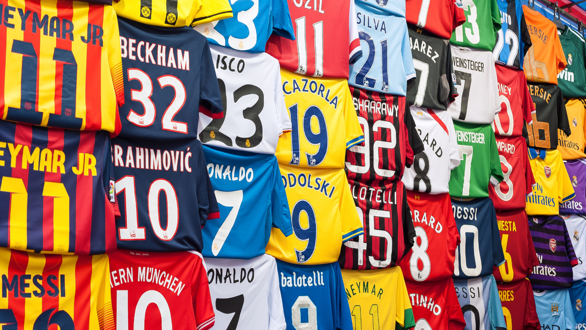 Fake football kits