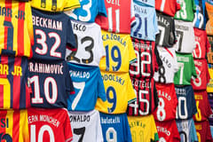 Fake football kits