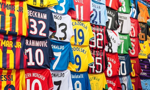Fake football kits