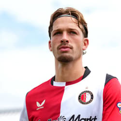 Club Friendly: FC Dordrecht v Feyenoord Rotterdam Dordrecht - Luciano Valente of Feyenoord Rotterdam before the first friendly of the 2026 2027 season. The match is set between FC Dordrecht and Feyenoord Rotterdam at M-Scores Stadion on 4 July 2026 ...